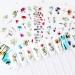 Macute Nail Decals: 24 Sheets Water Transfer Nail Stickers - Assorted Floral & Flamingo Patterns for Women's Fingernail Decorations and Manicures - Buy Online on SooperMarket.com