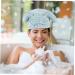 MAGICLULU 1pc Shower Cap Fabric Bow Tie Girl Towel Hat Green 27x25cm - Buy Online on SooperMarket.com