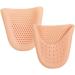 Silicone Toe Protectors for Women - Dance Gel Pads for Pointe Shoes with Breathable Hole - Brown One Size - Buy Online on SooperMarket.com
