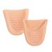 Toe Protectors for Women Silicone Toe Pouches Gel Pads Pointe Shoes Protectors Gel Sock Pads Ballet Dance Toe Caps with Breathable Hole Feet Soaking Tub (Brown One Size) Brown One Size
