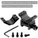LONSEL 1'' Scope Rings: High & Medium Profile 1 Inch Mount Rings for Picatinny Rail - 2 Pack - Buy Online on SooperMarket.com