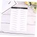 HAPINARY 6 Sheets Pairs Artificial Eyebrow Patch Eyebrow Waterproof Clear Artificial Hairs Eyebrow Gel Black - Buy Online on SooperMarket.com