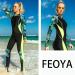 Women's Full Body Wetsuit | Surfing Diving Suit | Scuba Dive Skin Rash Guard | Quick Dry Sunsuit | Black Green | Medium - Buy Online on SooperMarket.com