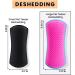 Tangle Teezer | Pet Teezer | De-Shedding and Dog Grooming Brush | Dry Brush or Dog Bath Brush | Blue & Pink Blue & Pink 1 Count (Pack of 1) - Buy Online on SooperMarket.com