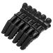 6pcs Black Crocodile Hair Sectioning Clips - Non-Slip Single Prong Hairpins for Salon & Hairdressing - Buy Online on SooperMarket.com