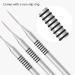 JSGHGDF 6Pcs Art Brush Striping Thin Long Line Dotting Drawing Pen Gel Polish Painting Metal Handle Striper - Buy Online on SooperMarket.com