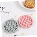 MAGICLULU 3pcs Mold Silicone Bakeware Cookie Silicone Baking Pad Heart Baking Pan Waffle Maker Mould Fondant Round Silicone Muffin Pan Silicone Waffle Mould Baking Tools Silica Gel Waffles 12X11X1.6CM Random Color - Buy Online on SooperMarket.com