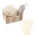 1 Set Bath Set Shower Loofah Pouf Kids Cleaning Gloves Skincare Kits Cleaning Sponge Foot Cleaning Products Luffa Bath Sponge Exfoliating Body Puff Pp Melon Slices Large