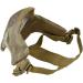 Fansport Airsoft Mask Tactical Goggles Set - Yellow | Half Face Mesh Mask with Foldable Steel Mesh & Goggles for Hunting, Shooting, Paintball - Buy Online on SooperMarket.com