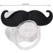 Silicone Baby Funny Pacifier with Cute Beard Design - Food Grade, Portable Teething Binky for Kids - Perfect Gift - Buy Online on SooperMarket.com