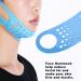 V Shape Face Lifting Mask - Double Chin Reducer & Facial Tightening Band | Slimming Silicone Lip Exerciser - Buy Online on SooperMarket.com