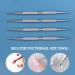 Dotting Tools 4PCS Professional Ball End Nail Art Tools Nail Art Brushes Detail Pen Nail Dotting Tool Design Tools Stailess Steel Dotting Pen Tool Rhinestone Picker Tool - Buy Online on SooperMarket.com