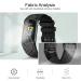 TopPerfekt Adjustable Silicone Sport Band for Fitbit Charge 5 - Breathable Replacement Wristband Bracelet for Men and Women - Black - Buy Online on SooperMarket.com
