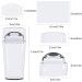 Angnya Nail Art Stamper & Scraper Set - 2 Pieces Transparent French Nail Art Tools for DIY Creative Nail Designs - Buy Online on SooperMarket.com