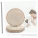 Toyvian Nursing Pads - 48 Reusable Breastfeeding Cushions for Women | Organic Cotton Maternity Pads | Spill Prevention & Perfume Spray Bottle Included - Buy Online on SooperMarket.com