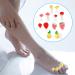 FRCOLOR Silicone Toe Separators and Nail Spacers - 24PCS Fruit Shape Dividers for Nail Polish and Pedicure DIY - Buy Online on SooperMarket.com