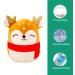 Cute Christmas Reindeer Soft Plush Toy - Xmas Reindeer Pillow Doll for Kids, Boys, Girls - Kawaii Stuffed Animal Gift - Christmas Home Decoration - Buy Online on SooperMarket.com