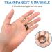 Invisible Transparent Ring Size Adjuster Set - 57pcs for Loose Rings - Ring Reducer Spacer for Women and Men - Buy Online on SooperMarket.com