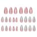 Lnhgh Artificial Nails - Ombre False Nails Cat Eye Almond Fake Press On Nails For Girl Salon 12 Sizes