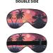 Buy SSIMOO Tropical Sunset Soft Sleep Eye Mask | Breathable Eye Patch for Travel & Relaxation - Black - Buy Online on SooperMarket.com