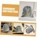 MUSISALY 2pcs Hair Dryer Carrying Bags Hair Dryer Drawstring Bags Fabric Drawstring Storage Bag 35.00X30.00X0.50CM Grey - Buy Online on SooperMarket.com