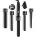 Curling Wand Iron 5 in 1 Barrels with PTC 80 C-230 C Temperature Control LCD 5 in 1 Black