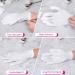 Paxcoo 20 Pairs White Cotton Gloves for Dry Hands, Eczema, Cosmetic Moisturizing - Medium Size - Buy Online on SooperMarket.com