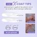XS Short Square Gel Nail Tips - Pre Colored Milky White Soft Gel Nail Tips | Natural Press-On Nails | XCOATTIPS Pre Applied Primer - Buy Online on SooperMarket.com