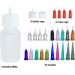 Xmasir Multi-Purpose Precision Applicator JAC Bottle for Henna - 2 Pieces 28 ml + 4 & 16 Needle Tips - Ideal for Fine Detailing - Buy Online on SooperMarket.com
