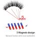 Generic Eyelashes Magnetic | 2 Pair 3D Eyelashes with Applicator Natural Look Reusable Eyelashes Kit 3D False Eyelashes with Applicator No Glue Needed - Buy Online on SooperMarket.com
