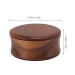 Premium Wooden Shaving Mug & Brush Bowl - Portable Barber Shop Essential with Lid | International Shipping - Buy Online on SooperMarket.com