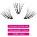 Fadlash 14mm D Curl Cluster Eyelash Extensions - 30 Root Individual Lashes, 0.07mm Thickness - Buy Online on SooperMarket.com