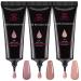 Makartt Qikgel Nail Building Gel Kit Nude Poly Nail Gel Kit Builder Nail Gel Hard Gel for Nails Beauty Gift Sets Gel Nail Builder for Nails Fall Trendy Nail Art Design Salon Christmas DIY at Home