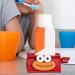 Rolling Toothpaste Squeezer - Cute Smiling Face Tube Squeezer Tool Manual Toothpaste Dispenser Toothpaste Holder Squeezer for Bathroom Restroom Red - Buy Online on SooperMarket.com
