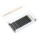 NAGARAKU 5D Volume Premade Eyelash Extensions 8-15mm Mix - D Curl 0.07mm | Faux Mink Matte Black Clusters | Easy Fanning YY Lashes - Buy Online on SooperMarket.com