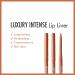 kiss new york Luxury Intense Lip Liner - Long-Lasting Creamy Retractable Lip Liner 3PCS (Brown) - Buy Online on SooperMarket.com