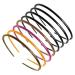 8 Tooth Comb Hair Bands (5mm Multicolor) Non-Slip Hair Bands Plastic Hair Bands Suitable For Hair Decoration Unisex