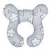 Baby Car Seat Travel Neck Pillow Infant Head Neck Support Cushion Newborn Cute Cartoon Car Sleeping Pillow Neck Rest Pillow Soft U-shaped Head Neck Protector Pillow for Pushchair Stroller Car Seat Five-pointed Star