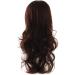 MapofBeauty Long Wavy Dark Brown Synthetic Hair Wig for Women - Party Full Wig - Buy Online on SooperMarket.com
