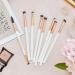 Rose Gold Eye Makeup Brush Set by Lily England - 8 Professional Brushes for Blending Eyeshadow, Concealer, Brows, and Eyeliner - Buy Online on SooperMarket.com