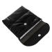 Healeved 1pc Storage Bag Mini Coin Purse Travel Makeup Bags Purse Organizer Bags Pad Pouch Portable Cosmetic Pouch Travel Pad Pouch Down Black Button Napkin Bag Black 13X13X2CM