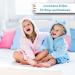 Wolimbo 100% Cotton Children's Bathrobe - Personalized Embroidered Baby Bathrobe with Mint Stars (110-116) - Buy Online on SooperMarket.com