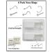 2 Pack SLVIEKAE Disposable Self Nose Piercing Gun Kit with 6 Free Nose Rings - Silver - Buy Online on SooperMarket.com