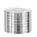 1500Pieces Self-Adhesive Mirror Mosaic Sheets  39.4x1.57 Silver Mirror Tiles  Square Mirrors Mosaic Glass Tiles for DIY Craft Decoration  Disco Ball Mirror Tiles for Party
