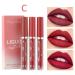 Moisture Cream Liquid Lipstick Set | 3PCS Matte Lip Gloss | Long-lasting Waterproof Nude Makeup | Unit Size #03 - Buy Online on SooperMarket.com