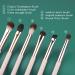 6 Pcs Professional Eye Makeup Brush Set for Blending Eyeshadow, Concealer, Eyebrows, and Eyeliner - Soft Hairs & Wood Handle - Buy Online on SooperMarket.com
