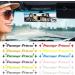 Passenger Princess Sticker Waterproof Vinyl Decal Car Mirror Sticker Window Bumper Rear View Mirror Phone Water Bottle Decor Black Merchandise Decals and Stickers - Buy Online on SooperMarket.com