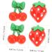 FRCOLOR 300 Pcs Nail Fruits Decoration Strawberry Nail Tool Lip Gloss Hand Cherry Slices Fruit Flatback Travel Bottles for Toiletries Nail Fruit Slices Pineapple Accessories Red Resin 3d - Buy Online on SooperMarket.com