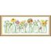 Dimensions Mason Jar Counted Cross Stitch Kit - 14 Count White Aida - 18 x 7 - Buy Online on SooperMarket.com