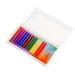 Rainbow Colorful False Eyelashes - Gradient Individual Eyelash Extensions (12mm) for Stunning Looks | Shop Internationally - Buy Online on SooperMarket.com